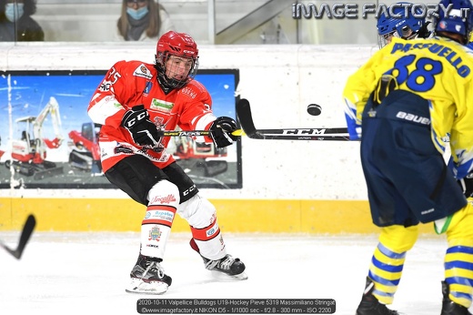 2020-10-11 Valpellice Bulldogs U19-Hockey Pieve 5319 Massimiliano Stringat